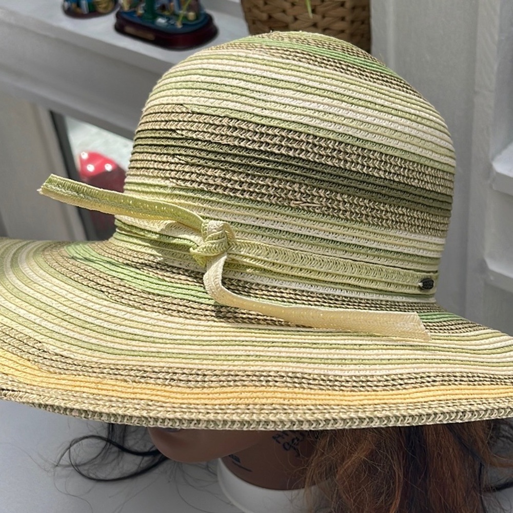 Scala Wide Rim Paper Hat - Picture 13 of 14
